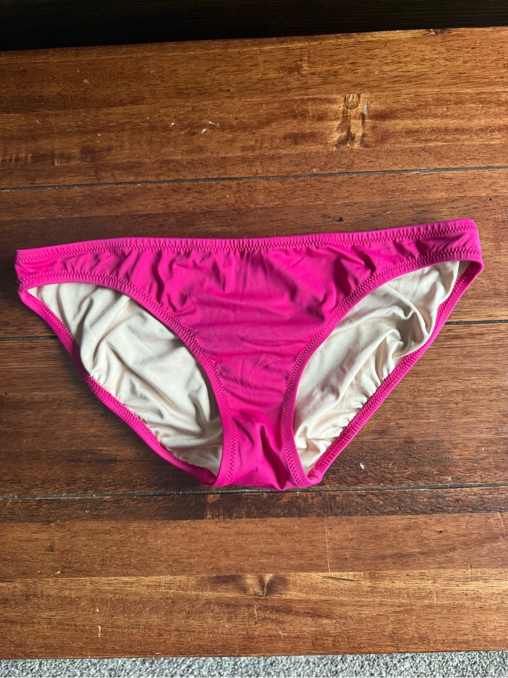 Lands’ End Canvas Pink Bikini Bottoms Size Medium 10-12